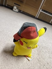 BANPRESTO Pokemon Plush Doll Movie I Choose You Satoshi Pikachu 12” NWT