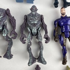 Final Faction Kharn Hive Class Alien Action Figure Lot Brute Dog Synthoid Drone