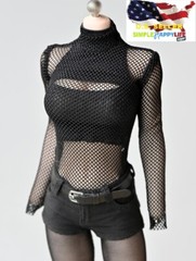 1/6 Female sexy Fishnet Top for 12″ figure phicen hot toys poptoys kumik ❶USA❶