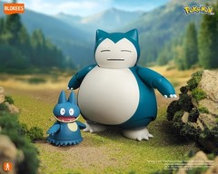 BLOKEES POKEMON CLASSIC VERSION-L NO. 0143 SNORLAX MODEL KIT ENGLISH PACK