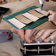Beginner’s DIY Fingerboard Kit – Mold, Wood Plies, Trucks, Wheels & Guide Includ