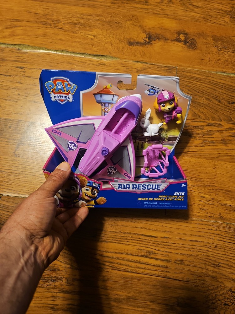 Paw Patrol Skye Hero Claw Jet Air Rescue Playset Action Figure Vehicle 3+ New