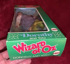 VINTAGE 1974 MEGO WIZARD OF OZ DOROTHY W/TOTO ” 8″ DOLL W/ORIG BOX – NIB