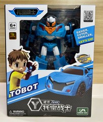 Color Box Tobot Transform Car Action Doll MINI Warrior Car Children’s Gift