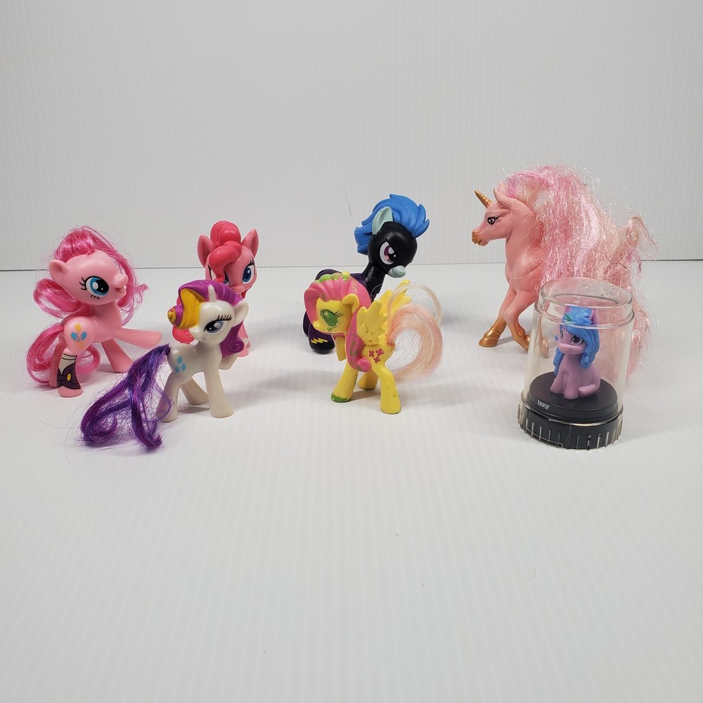 Vintage My Little Pony Lot Of 7 Various Sizes