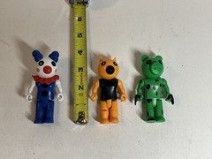 Piggy Action Figures Lot Of 3 Dinopiggy Foxy And Clowny by PhatMojo