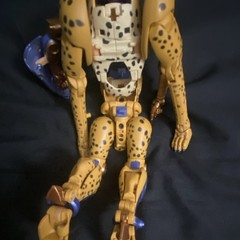 Hasbro Transformers Beast Wars Cheetor Transforming Action Figure, Blue/Gold