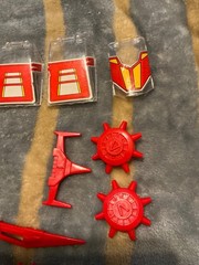 Vintage PANOSH PLACE VOLTRON KEY Lot Parts Weapons Helmet accessories set figure
