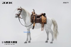 JXK175 1/6 Wild West Red Dead Horse & Harness F 12″ Figure Accessory Decoration