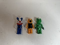 Piggy Action Figures Lot Of 3 Dinopiggy Foxy And Clowny by PhatMojo