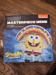 Spongebob Squarepants Masterpiece Memes Collection Imagination Rainbow Figure