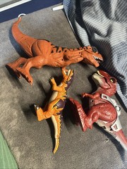 T Rex Zuru Robo Slasher Allosaurus Lot Of 3 Dinosaurs