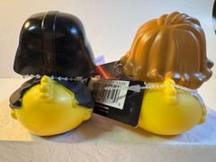 Duckalooz Disney Star Wars DARTH VADER & LUKE SKYWALKER Rubber Ducks NWT 2.75″