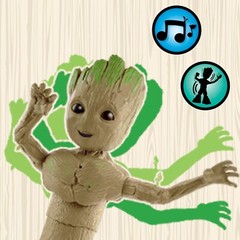 Marvel Studios I Am Groot Groove ‘N Grow Groot, 13.5-Inch Interactive Action Fig