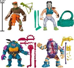 TMNT Classic Mutant Figure 4-Pack Rat King Casey Jones Slash Mutagen Man 80981