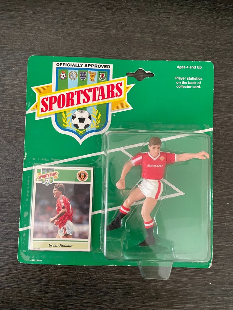 Bryan Robson Man Utd Kenner Sportstars Soccer Tonka Football