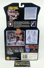 Toy Biz Video Game Super Stars Resident Evil 2 Claire Redfield & Zombie Cop Set