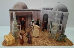 Mos Eisely Streets Custom Playset Tatooine Star Wars TVC Hasbro Kenner