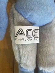 Vintage 1989 Batman Plush ACE Novelty DC Comics Stuffed Toy Gray Blue Rare
