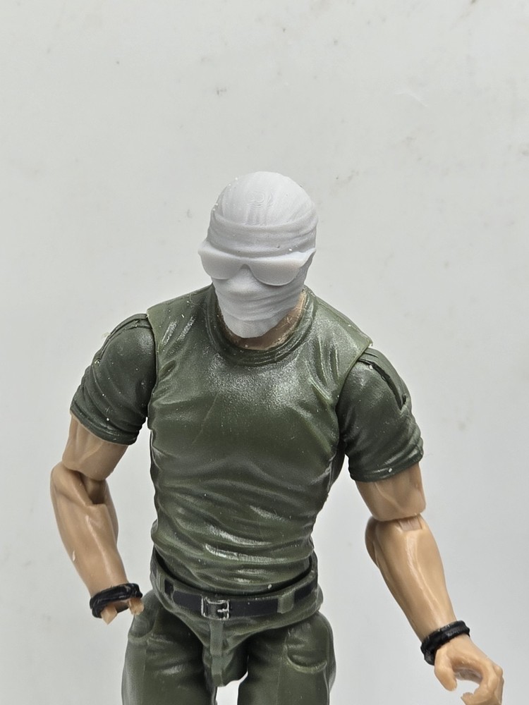 3d Printed NEGATOVE MAN 1:18 3 3/4″ GI Joe 25th Anniversary B139