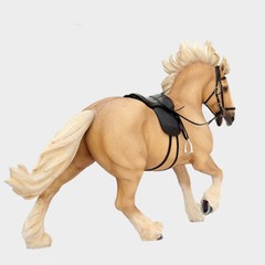 Mrz 1/6 Shire Horse Model Simulation Animal Steed Ornament Mount Toys Collection