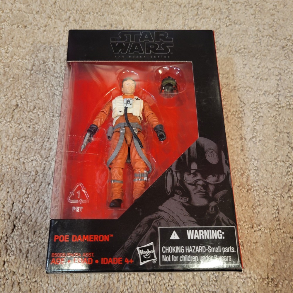 Star Wars Black Series Poe Dameron Pilot (Walmart Exc 3 3/4)