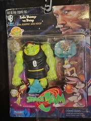 Warner Bros Space Jam Lola Bunny vs Bang with Jumpin Jam Hoop Playmates 1997
