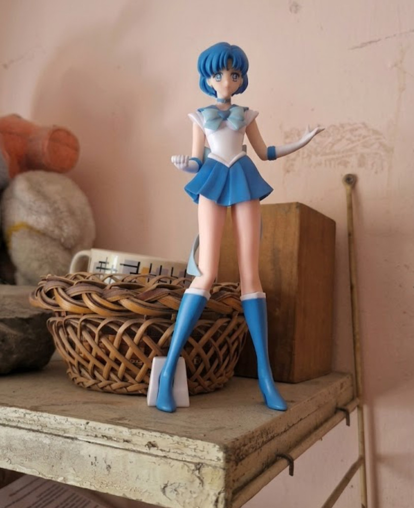 23cm Sailor Moon Meiou Setsuna GLITTER&GLAMOURS Figure Set with Sailor Guardians
