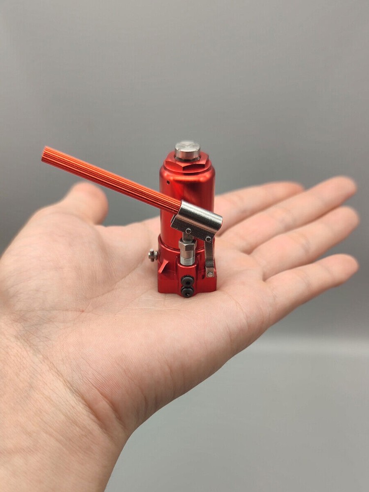 New 1/10 Scale Mini Metal Hydraulic Jack Model Can Be Used /Lift 30kg In stock