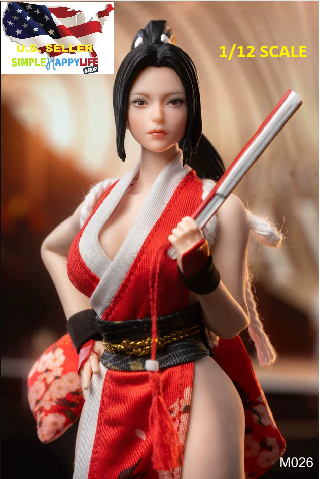 1/12 Female Fighter Shiranui Mai 6″ Action Figure Model iminitoys M026 ❶USA❶
