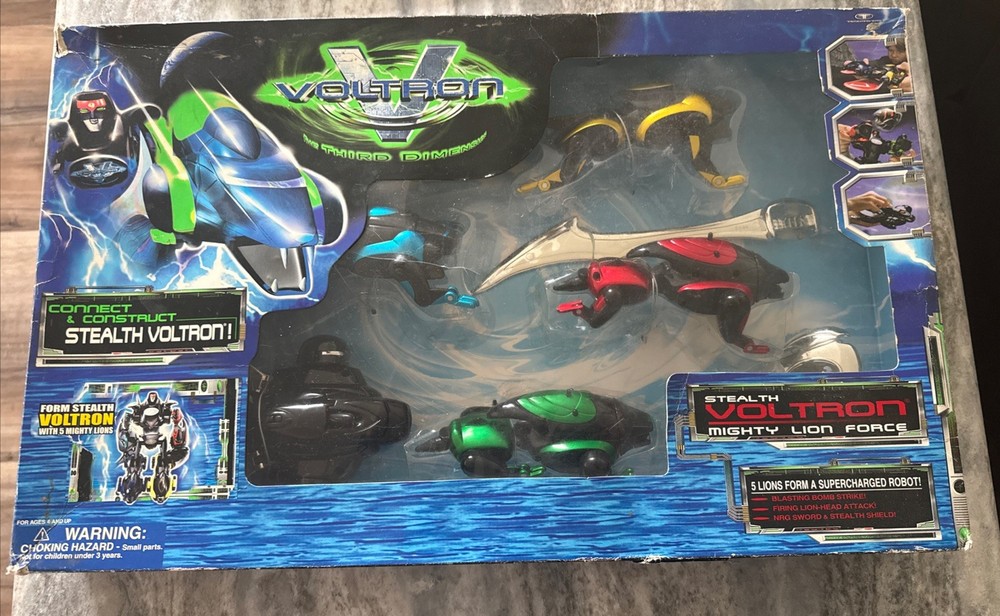 STEALTH VOLTRON THIRD DIMENSION MIGHTY LION FORCE TRENDMASTERS 1999 *See Photos