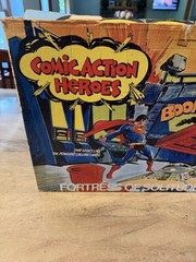 Vintage MEGO Comic Action Heroes FORTRESS OF SOLITUDE action figure Parts box