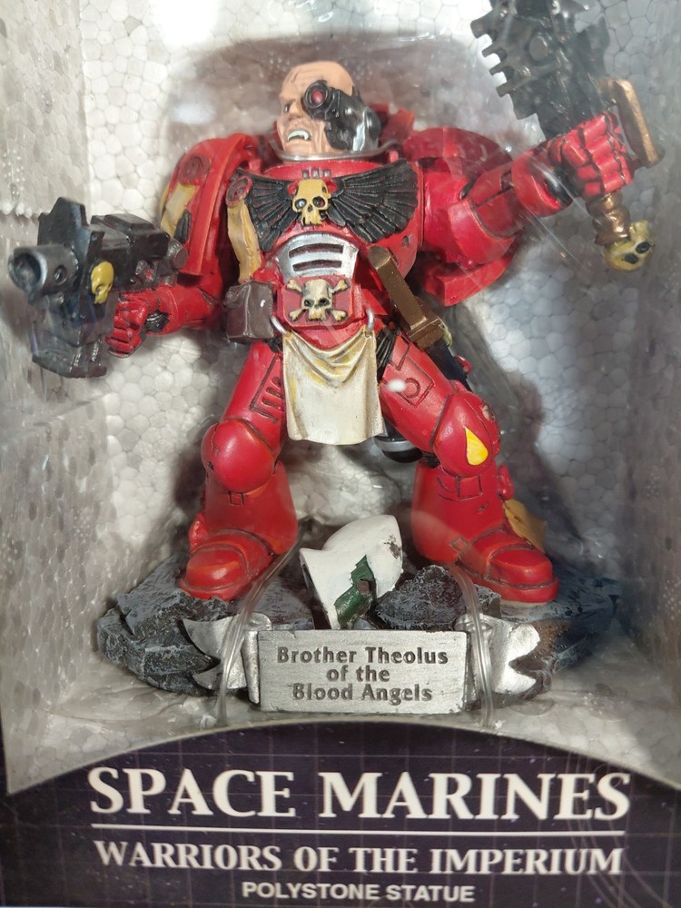 SIDESHOW WARHAMMER 40K BROTHER THEOLUS SPACE MARINES NEW GEM BLOOD ANGELS S3
