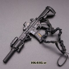 1:6 Scale HK416 M4 Plastic Assault Rifle Weapon Gun Fit 12” Soldier Figure