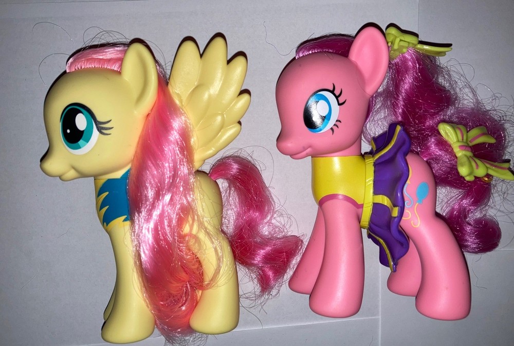 Lot of 2 My Little Pony Pinkie Pie fluttershy Wonderbolts 6 inch Figures g4