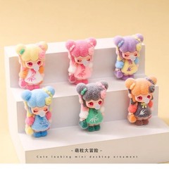 Traditional Oriental Plush Figure Blind Box Cute Decorative Collectible Toy Gift