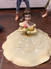 Vintage Disney Toy Play Figures, Prince & Princesses Cake Toppers Lot Of 6-Party
