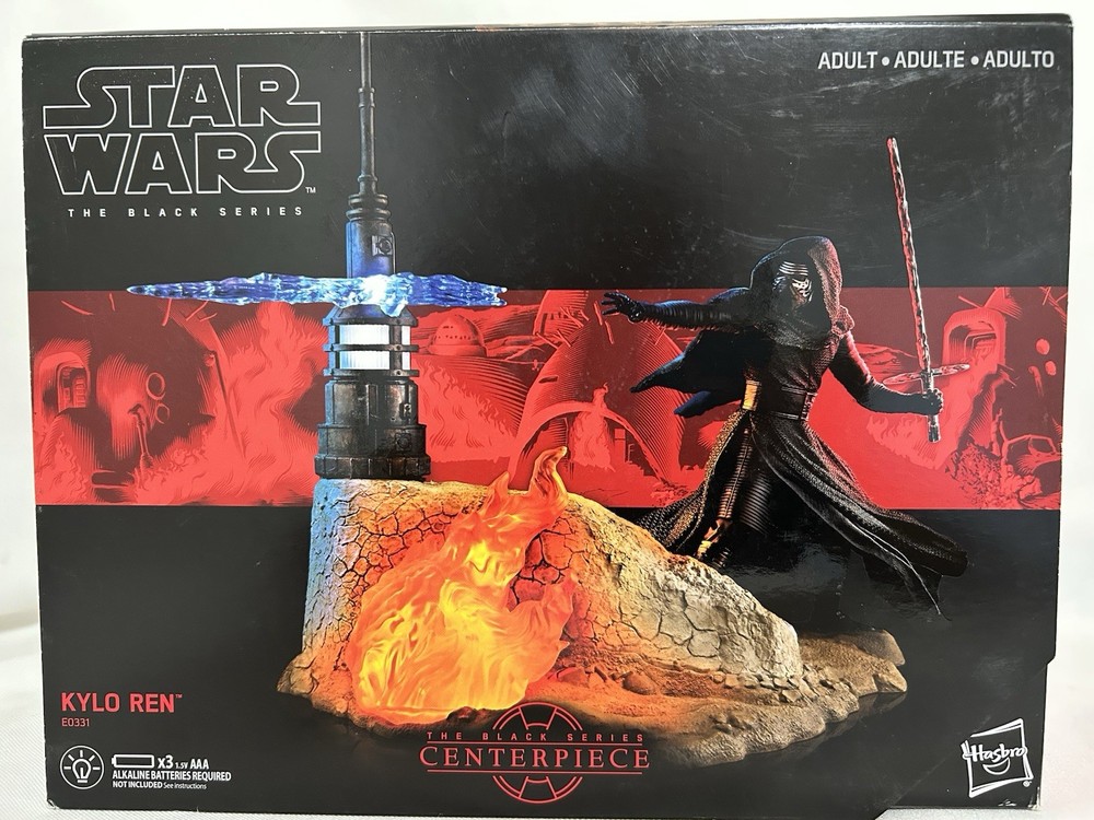 Star Wars “KYLO REN” The Black Series Light-Up Centerpiece NOB