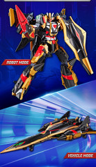 SAMG Metal Cardbot W Nightgriffon Transforming Robot Action Figure Toy