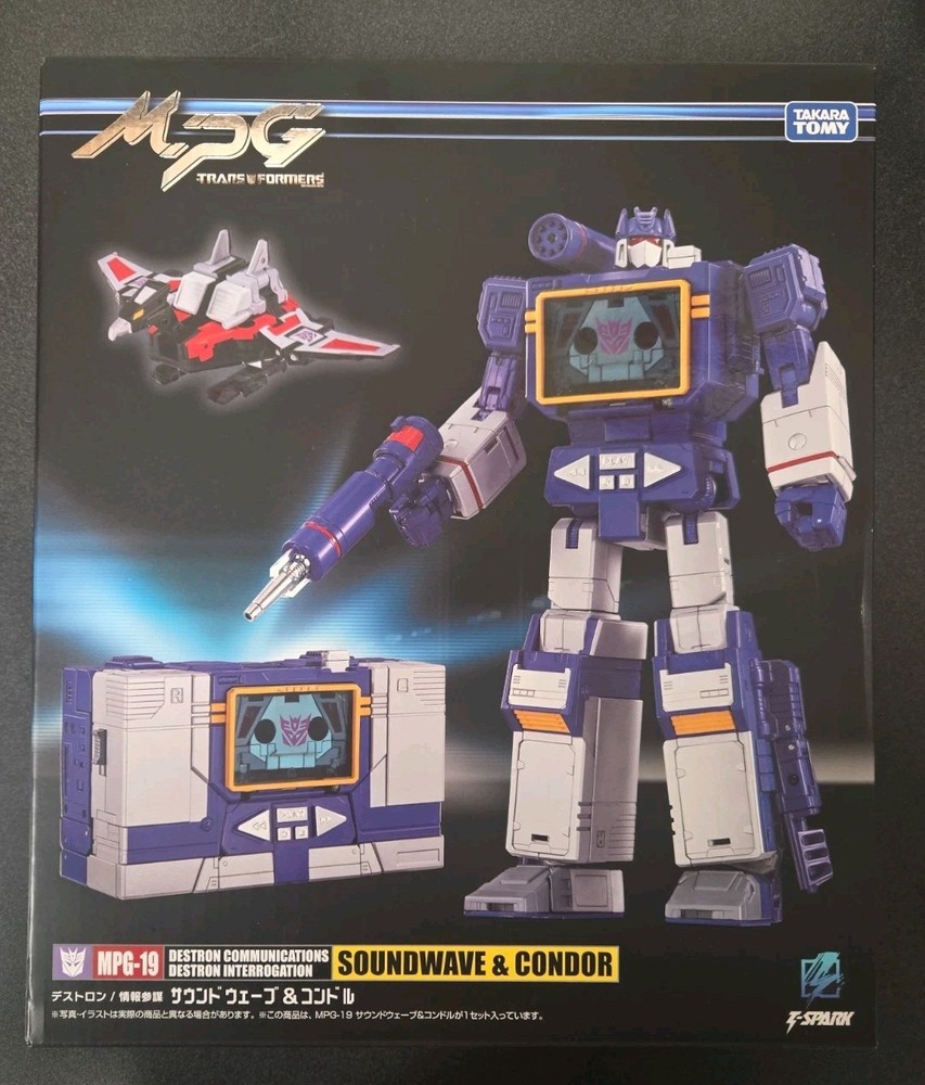 Transformers MPG-19 Soundwave and Condor IN STOCK US SELLER