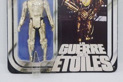 RARE 12 BACK C-3PO GDE PYRAMID LOGO KENNER CANADA VINTAGE STAR WARS 1977