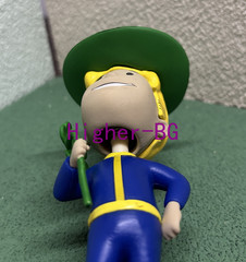 1pcs Luck Fallout 4 Series 3 Vault Boy Bobblehead Boy 4.72inch Toy