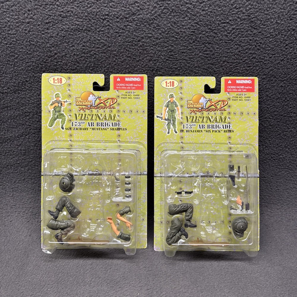 Ultimate Soldier LT Benjamin Six Pack Reyes Mustang Sharples Spare Parts Figure