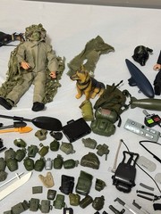 GI Joe Lot With Clothes And Accessories Weapons Ammo Figures