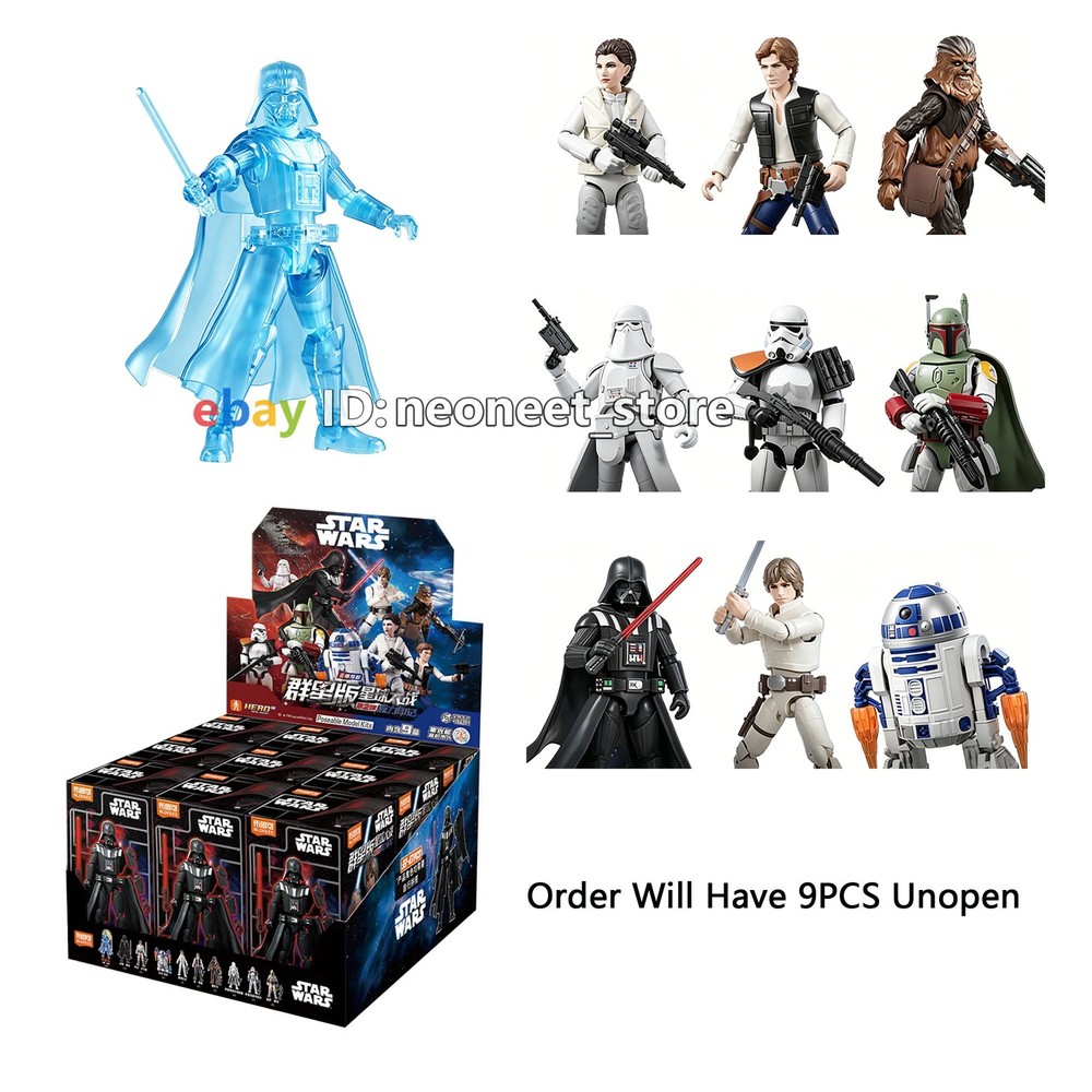 Blokees Star Wars Action Figures Blind Box GV02 Model Kit 9PCS Unopened