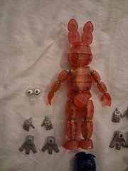 Jazwares FNAF Five Nights At Freddys 2 Endo Series 6″ Lot Bonnie Mangle Chica