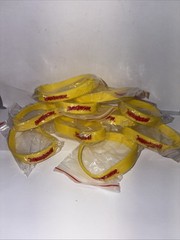 WWE Wrestling SILICONE WRIST BANDS HULKAMANIA, LOT OF 10 PIECES Hulk Hogan