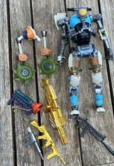 Jazwares Fortnite Legendary Brawlers Kit Mech Suit 7” Figure w/ accessories Read