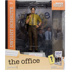 The Office – Dwight Schrute Movie Maniacs 6″ Scale Posed PVC Figure | New