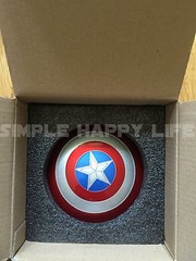 1/6 Captain America Shield 2.0 Metal material buckle Hand for Hot Toys USA
